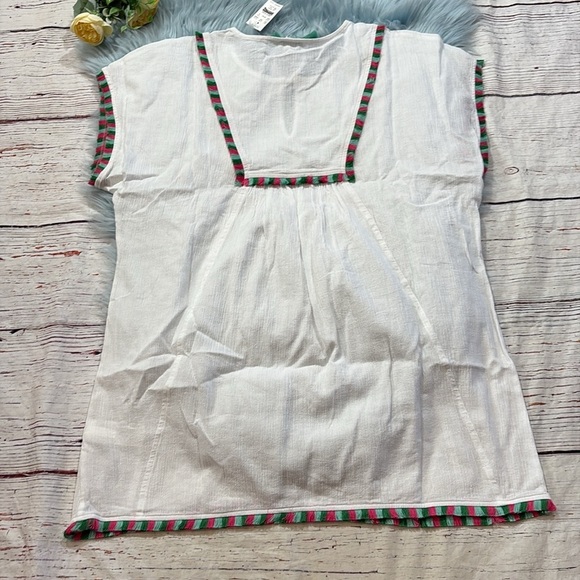 NWT J. Crew Factory Fringe Beach Tunic Sz M - Picture 8 of 10
